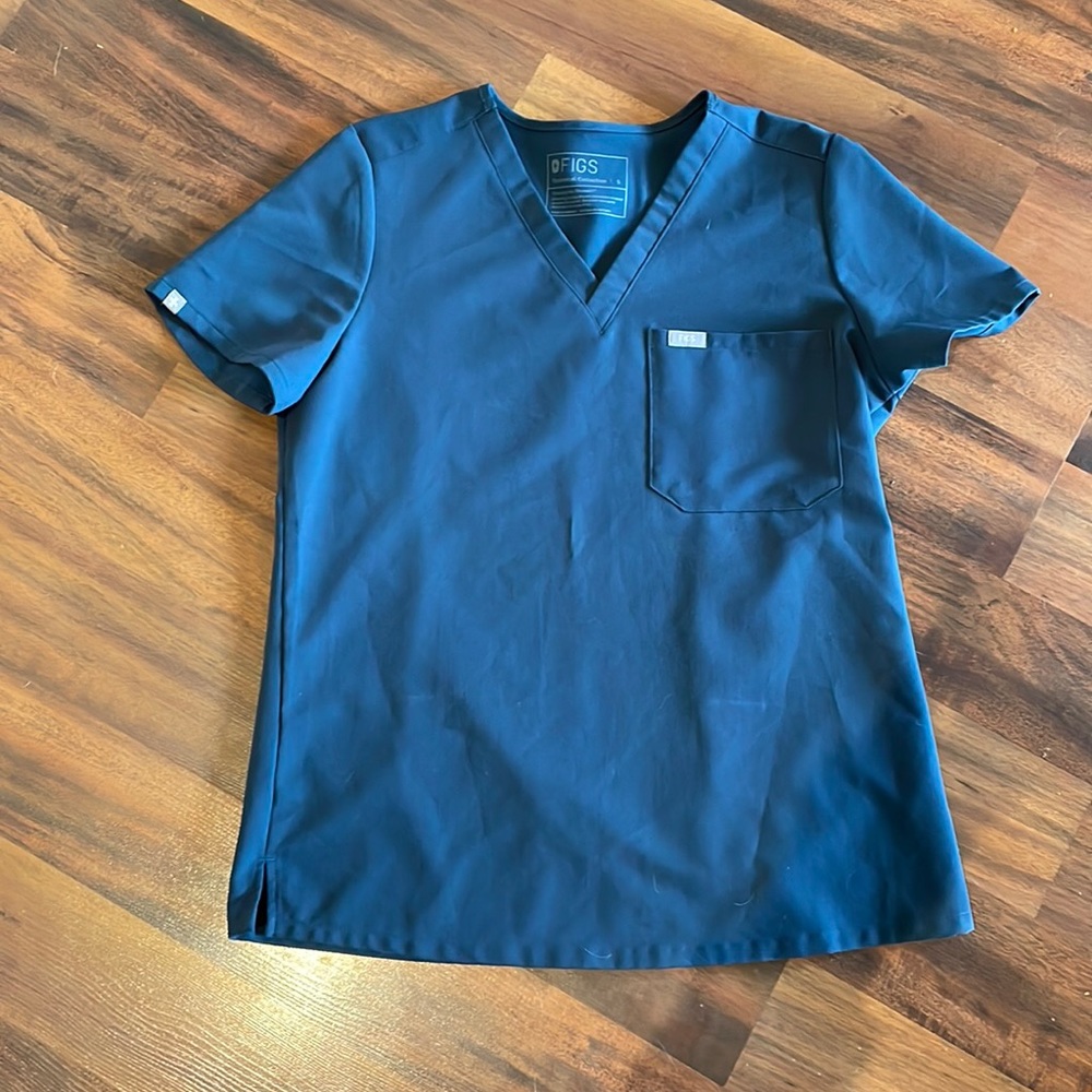 Figs Scrub Top Catarina Dark Harbor